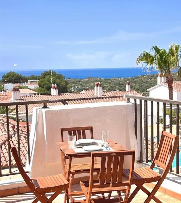 Atico Con Vistas Al Mar Cala Enporter Cala En Porter  Exterior foto
